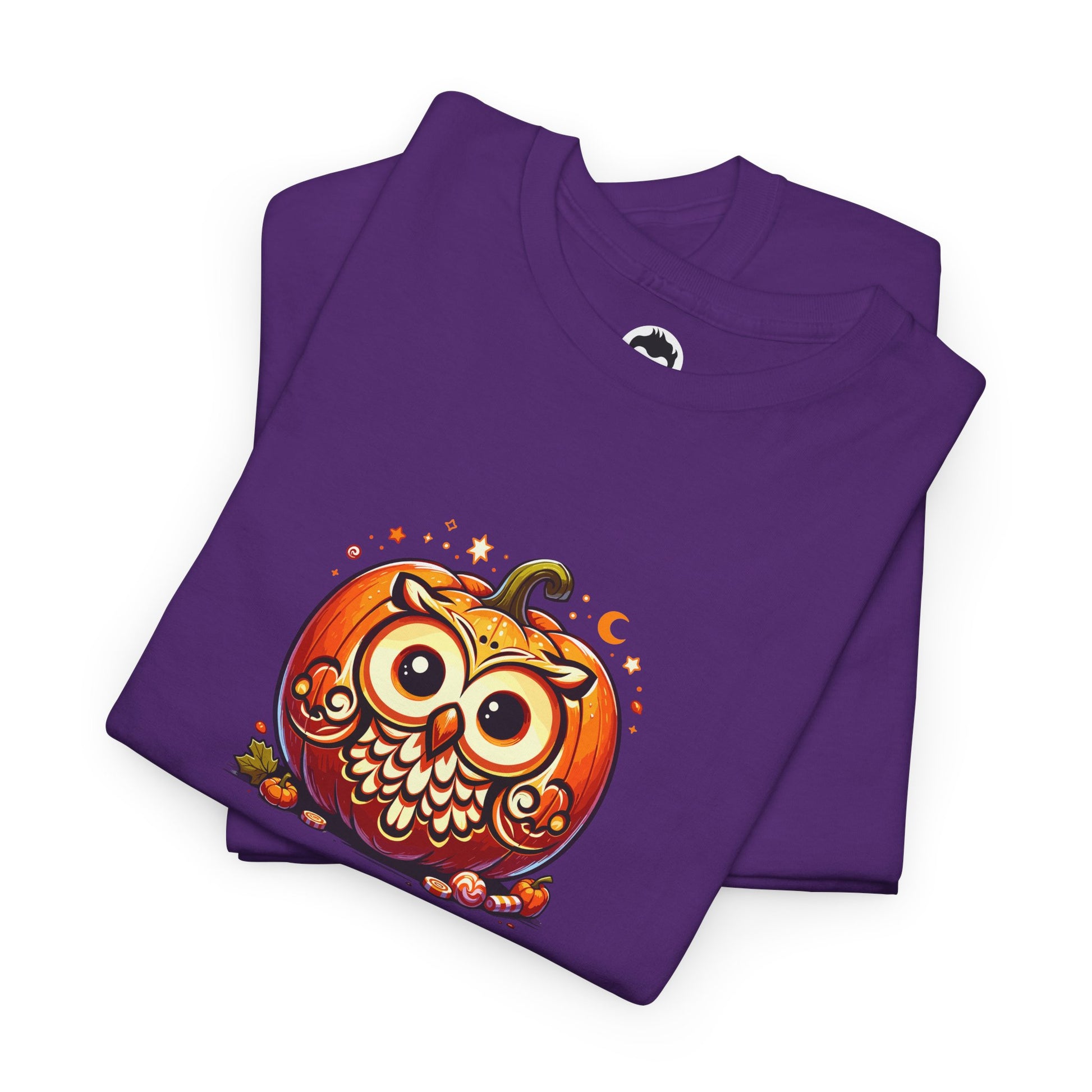 Owl Pumpkin Tee - Adorable Halloween Shirt
