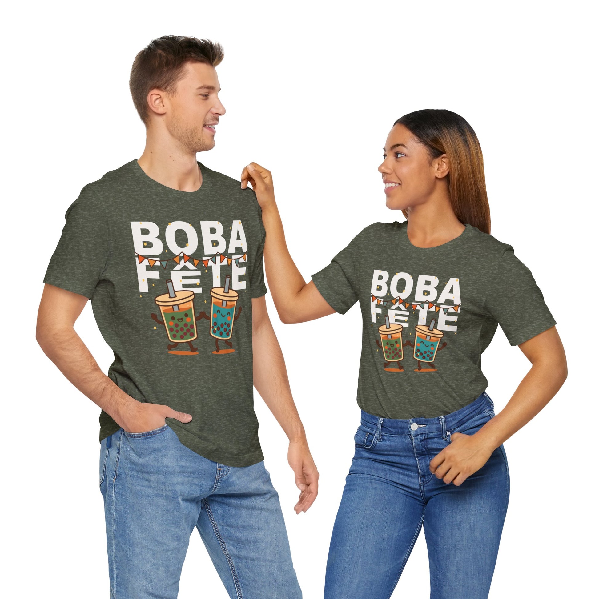 Boba Fete T-Shirt, Fun Drink Lovers Tee, Bubble Tea Party Shirt, May the Fourth Be With You, Gift for Boba Enthusiasts