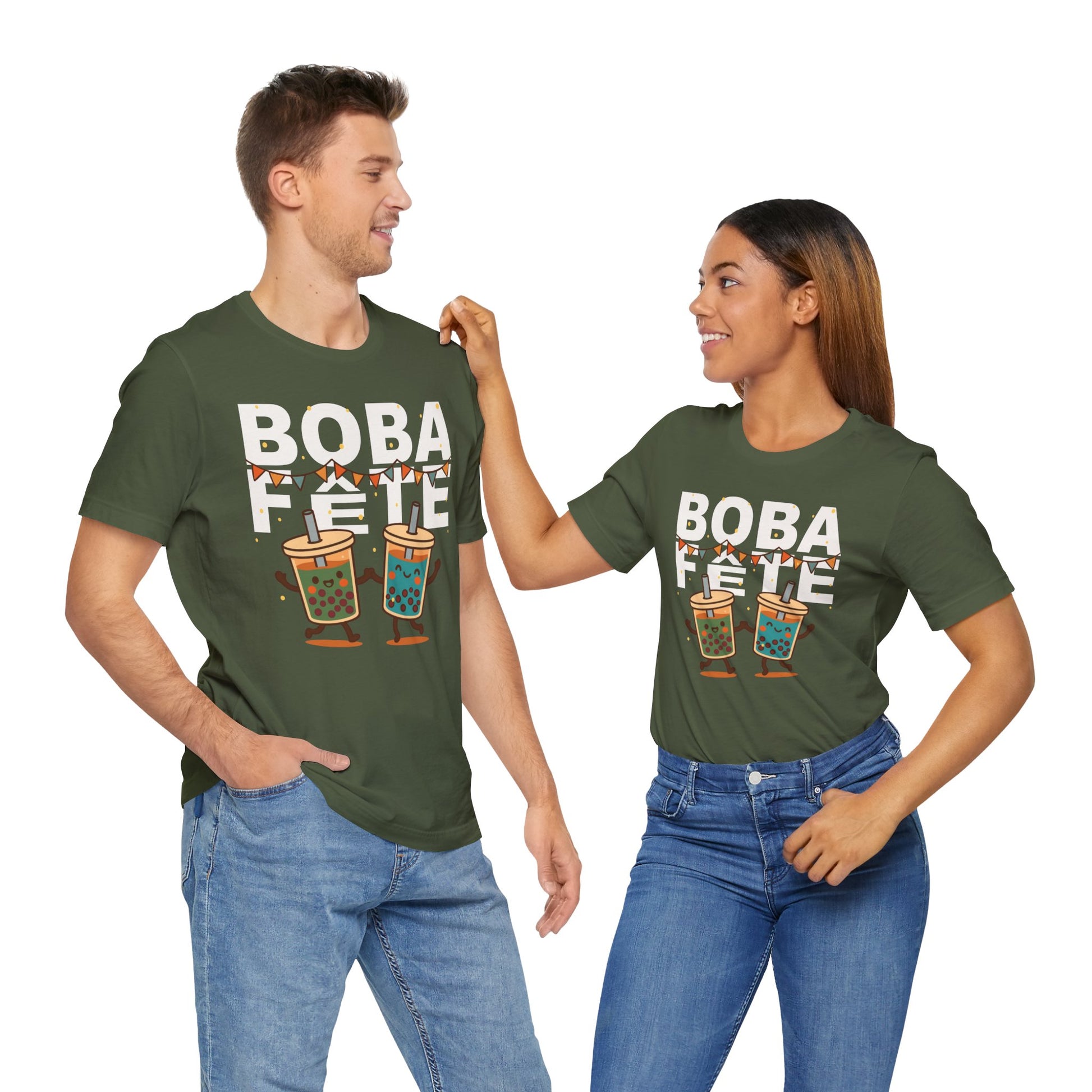 Boba Fete T-Shirt, Fun Drink Lovers Tee, Bubble Tea Party Shirt, May the Fourth Be With You, Gift for Boba Enthusiasts