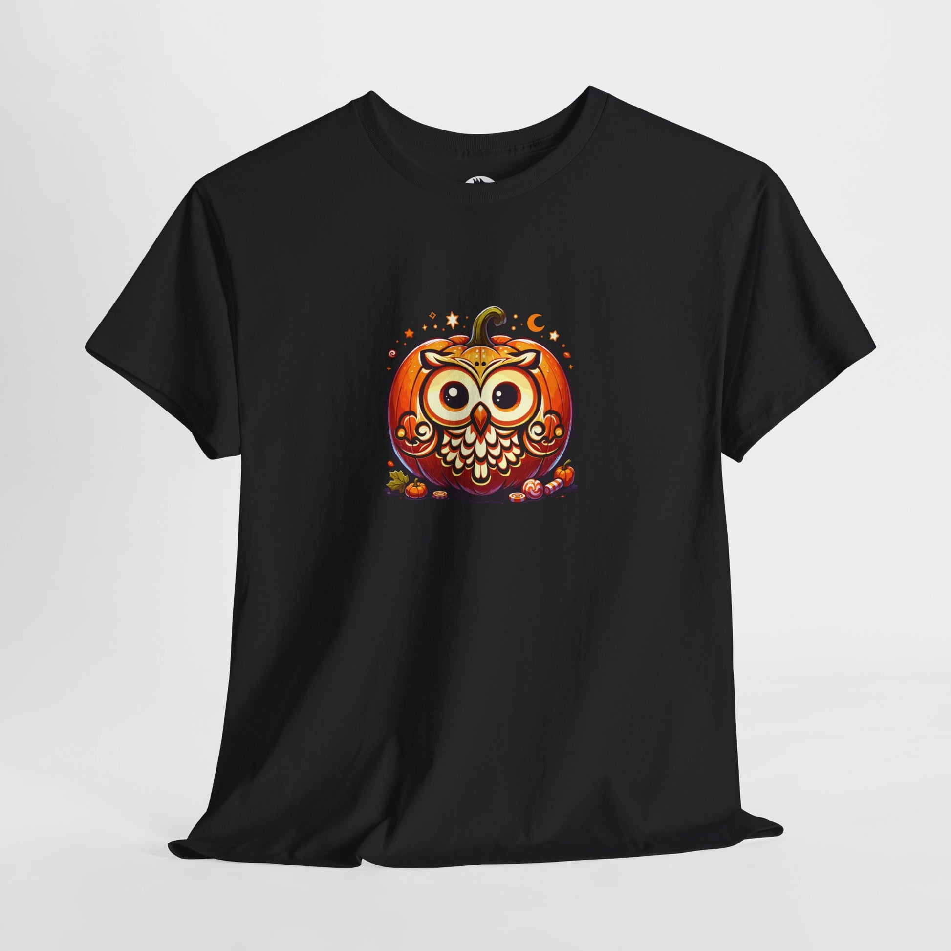 Owl Pumpkin Tee - Adorable Halloween Shirt