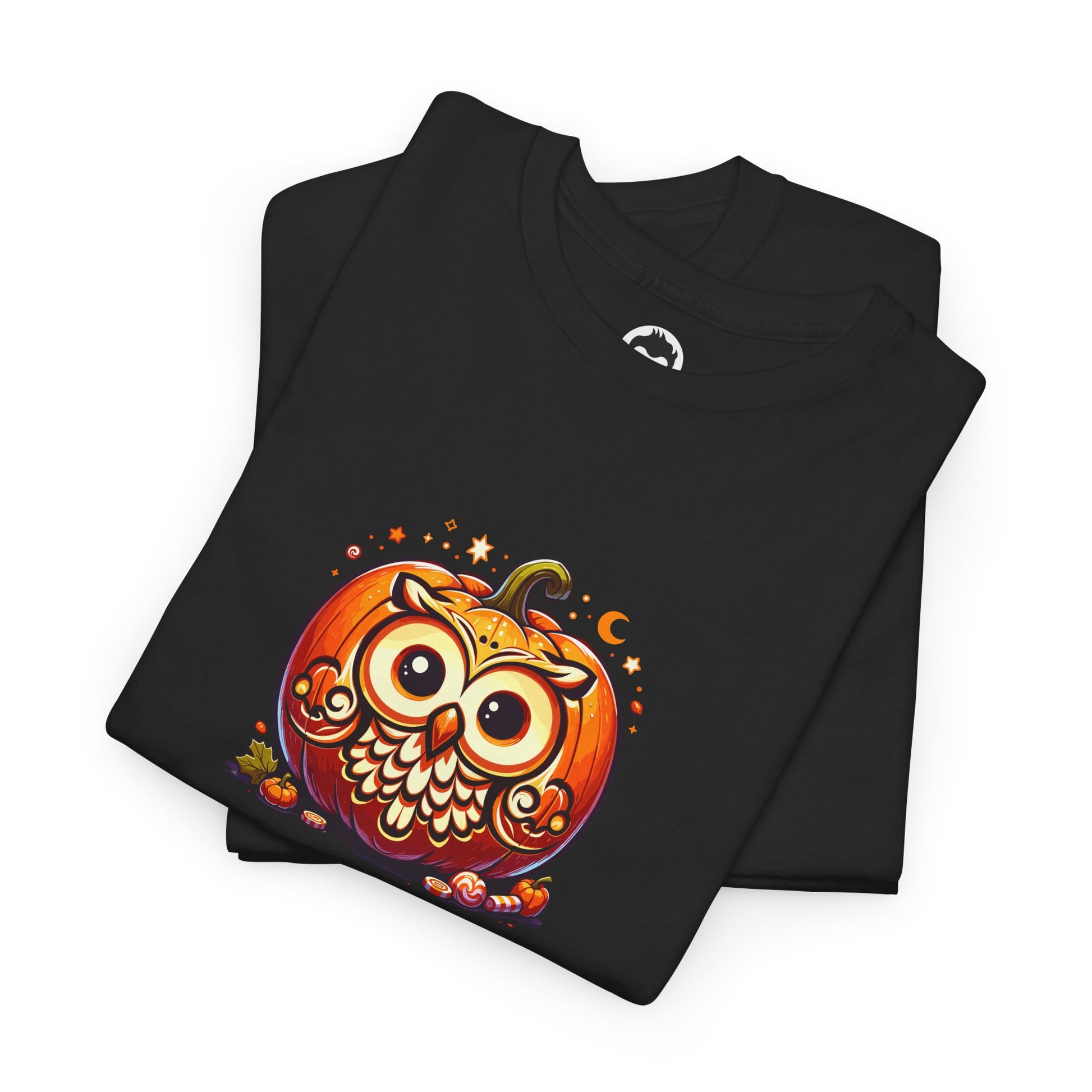 Owl Pumpkin Tee - Adorable Halloween Shirt