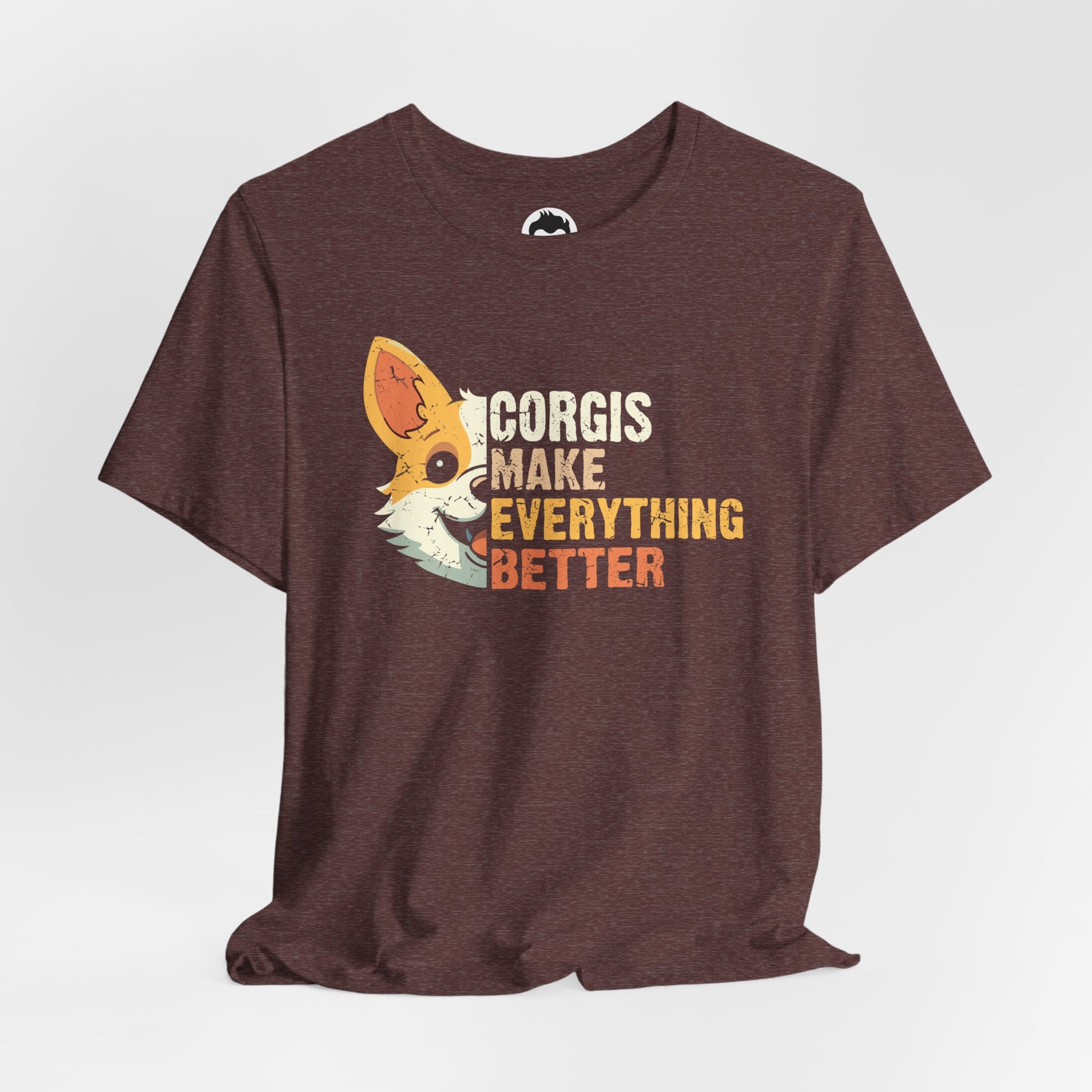 Corgis Unisex Tee - Corgis Make Everything Better Design