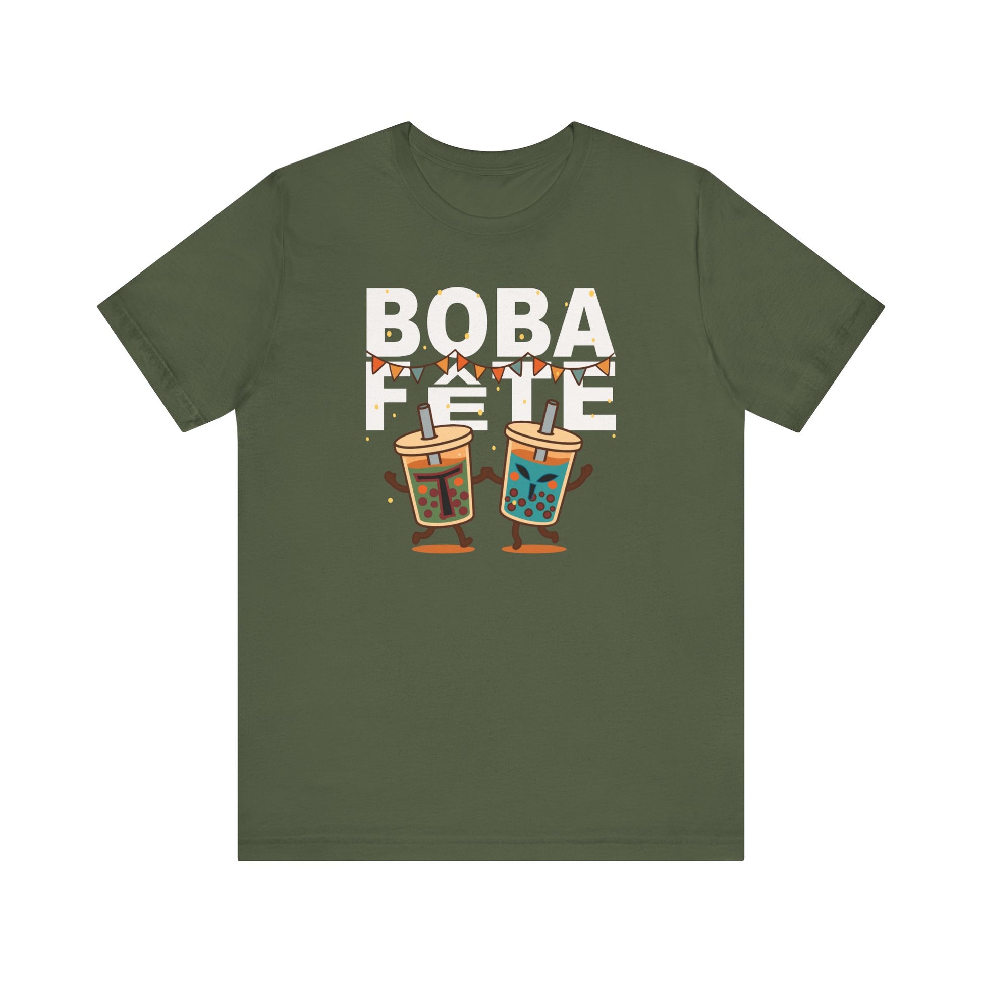 Boba Fete T-Shirt, Fun Drink Lovers Tee, Bubble Tea Party Shirt, May the Fourth Be With You, Gift for Boba Enthusiasts