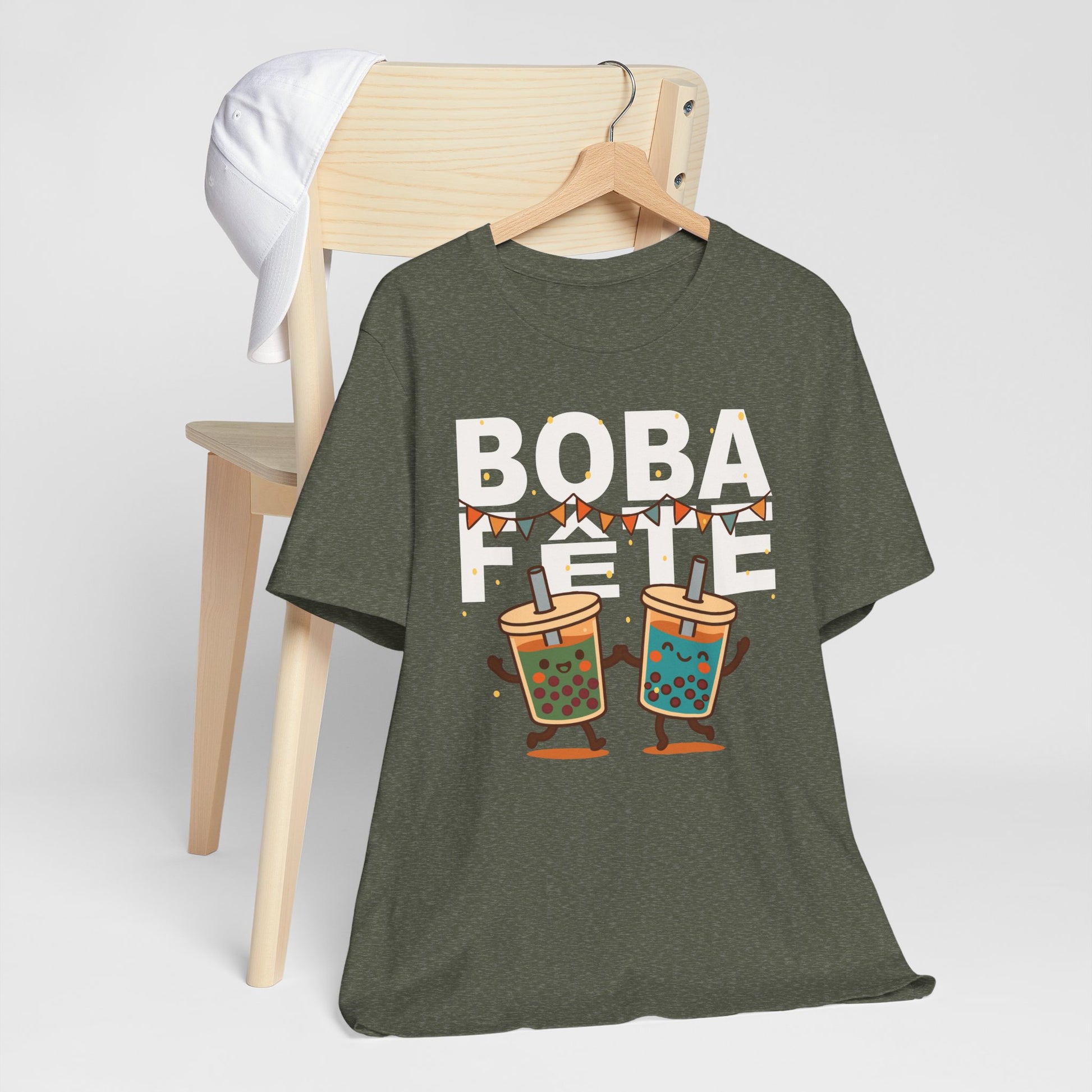 Boba Fete T-Shirt, Fun Drink Lovers Tee, Bubble Tea Party Shirt, May the Fourth Be With You, Gift for Boba Enthusiasts