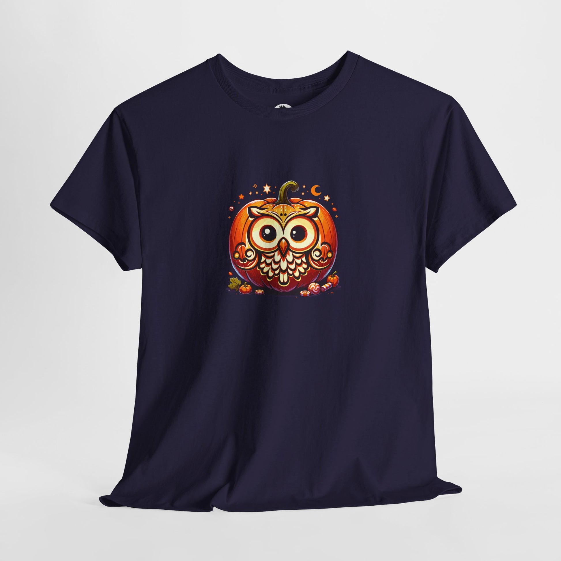 Owl Pumpkin Tee - Adorable Halloween Shirt