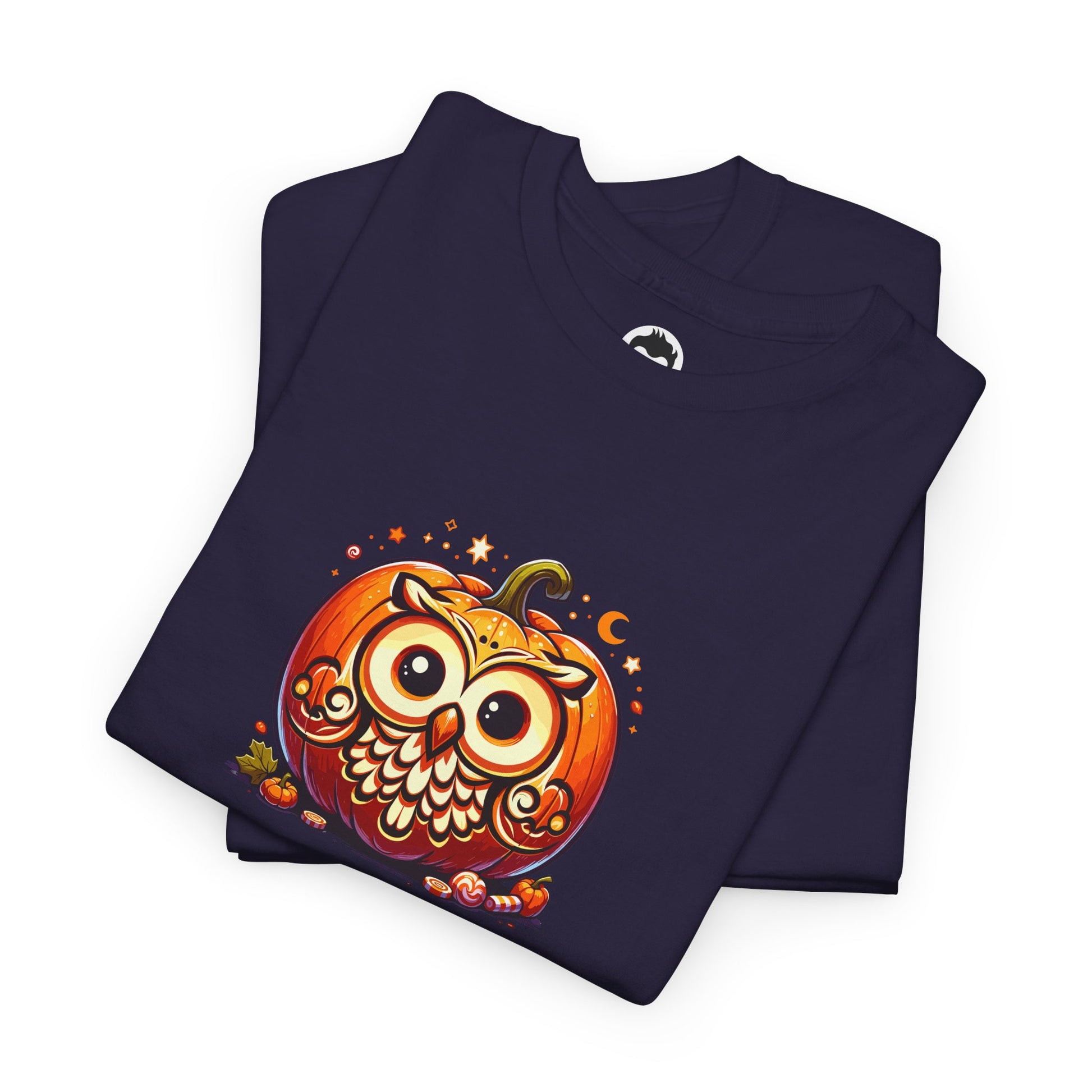 Owl Pumpkin Tee - Adorable Halloween Shirt